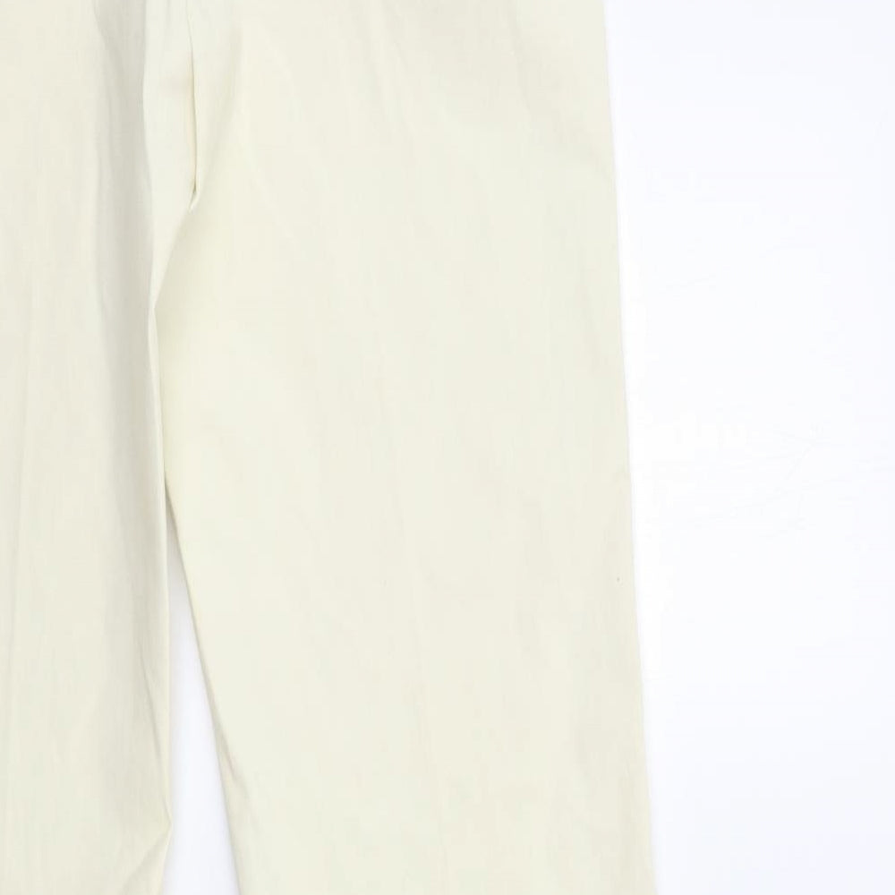 Illusion Womens Beige Trousers Size 12 L34 in