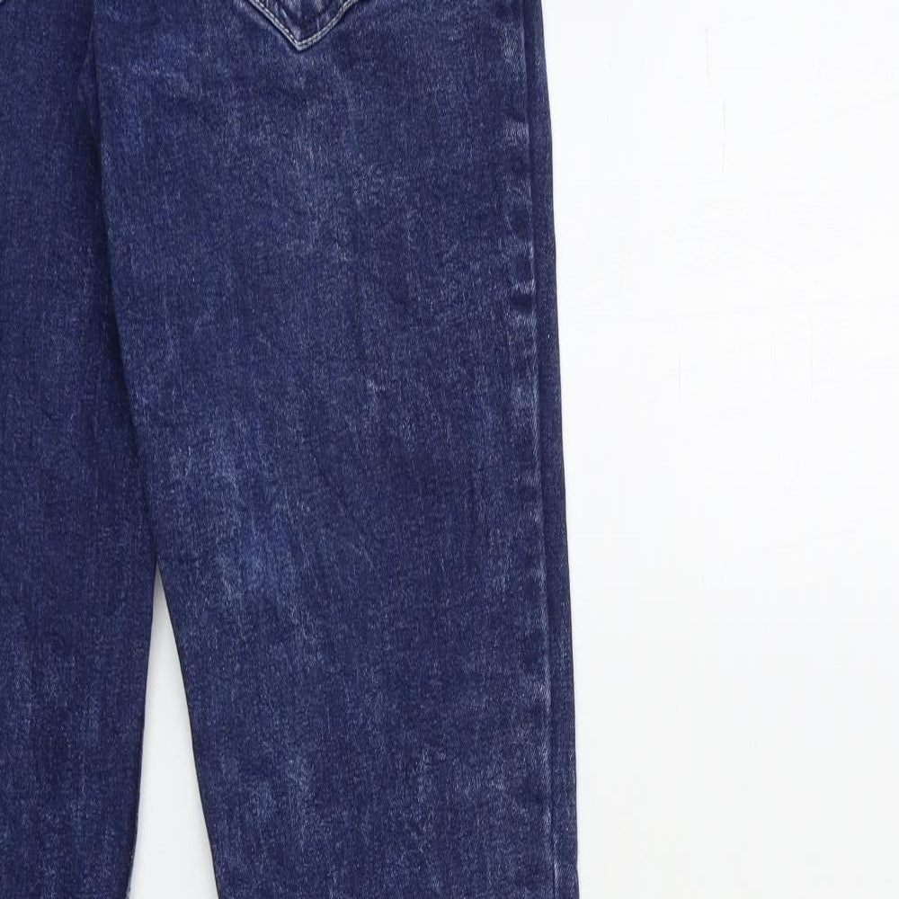 Up Fashion Womens Blue Denim Skinny Jeans Size 8 L31 in