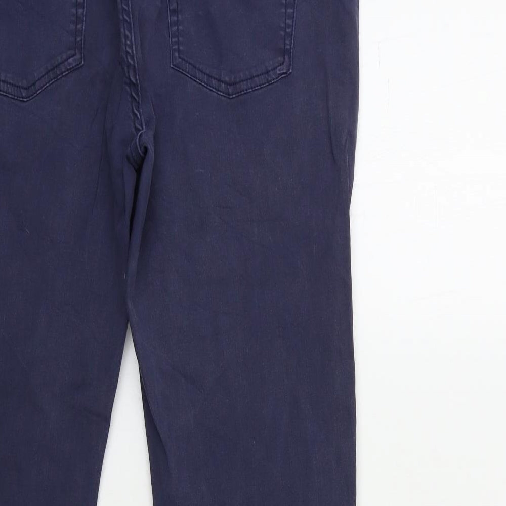 Preworn Womens Blue Denim Skinny Jeans Size 12 L27 in
