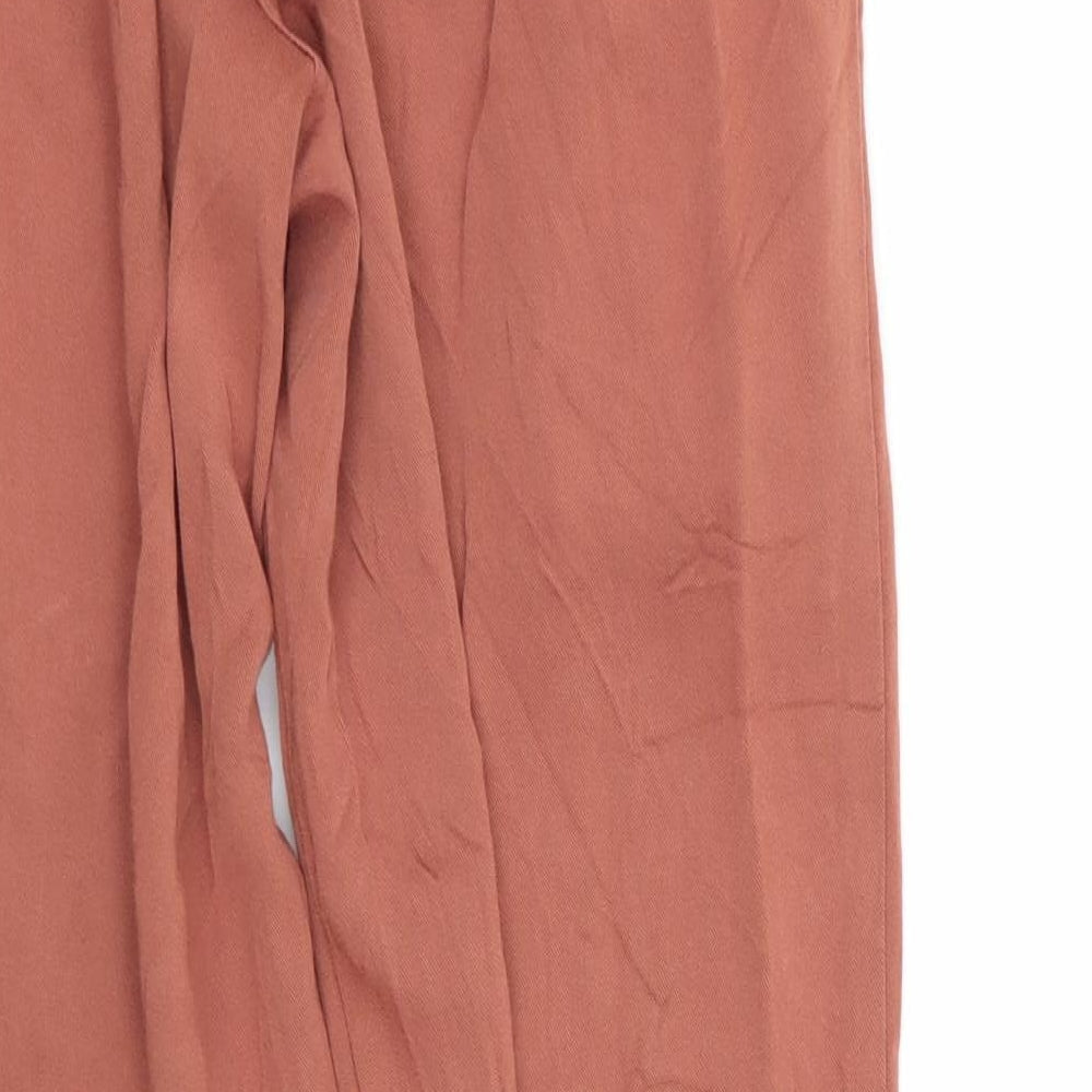 Primark Womens Brown Trousers Size 8 L27 in - Stretch waistband