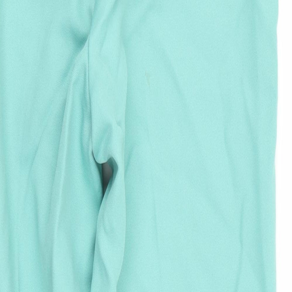 brandtex Womens Green Trousers Size 14 L30 in - Stretch waistband