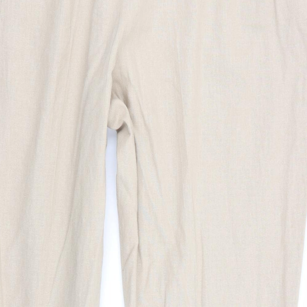 Asda George Womens Beige Trousers Size 36 in L29 in