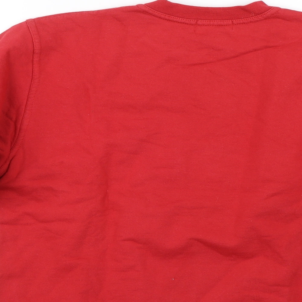 NafNAf Girls Red Pullover Sweatshirt Size 12 Years