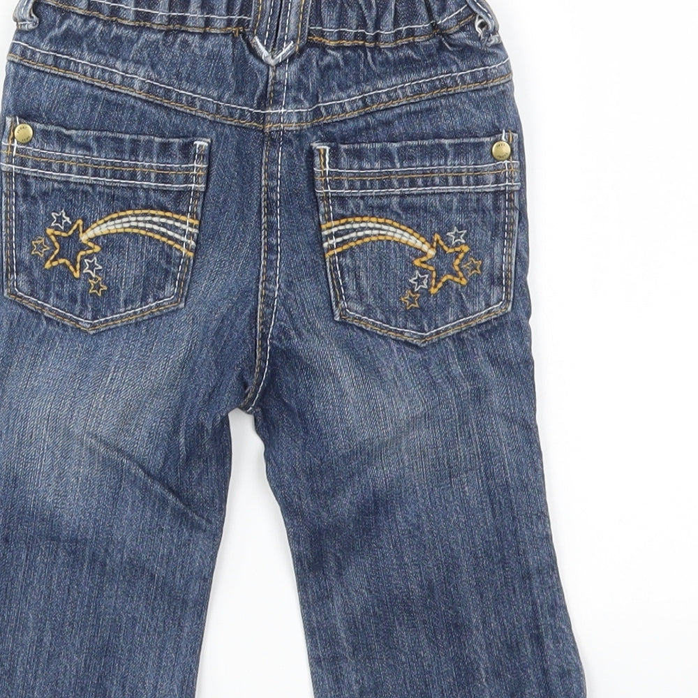 NEXT Girls Blue Capri Jeans Size 6-9 Months