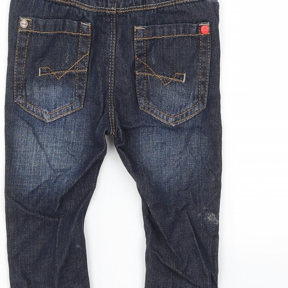NEXT Girls Blue Capri Jeans Size 6-9 Months
