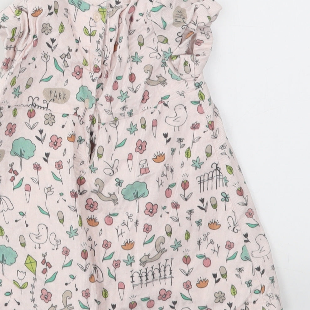 M&S Girls Multicoloured Floral Fit & Flare Size 3-6 Months