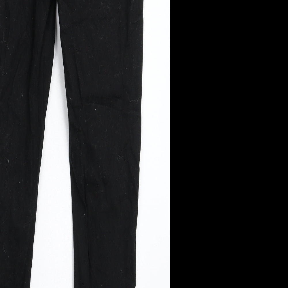 Denim & Co. Womens Black Denim Jegging Jeans Size 12 L30 in