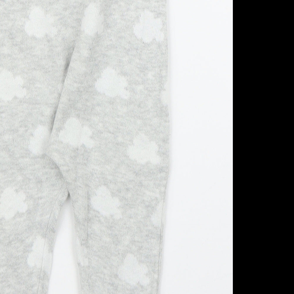 Matalan Baby Grey Solid Chemise Pyjama Set Size 6-9 Months