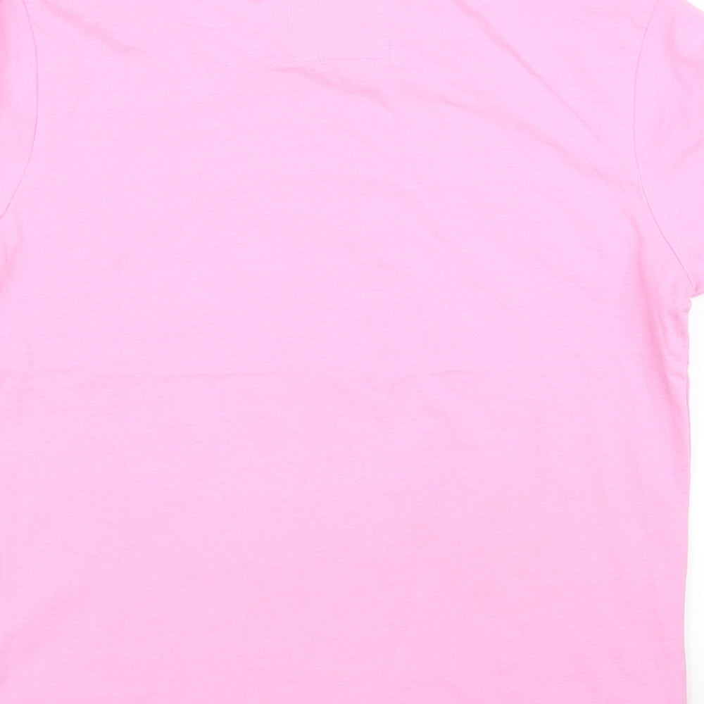 Lazy Jacks Girls Pink Basic T-Shirt Size 7 Years