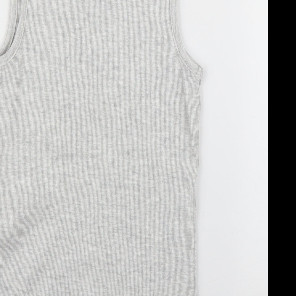 George Girls Grey Basic Tank Size 8 Years