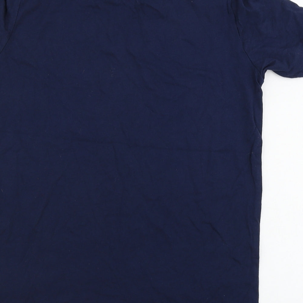 Macron Mens Blue T-Shirt Size XS