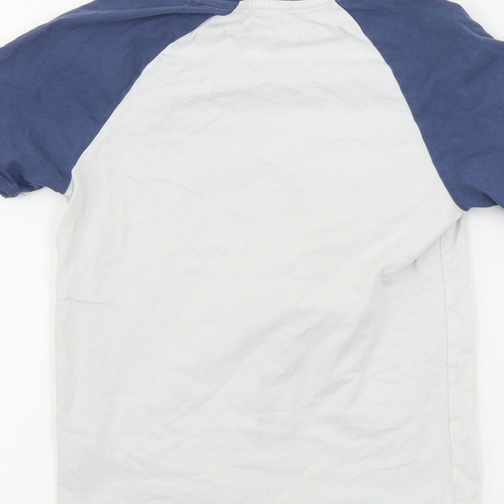 Marks & Spencer Boys White Basic T-Shirt Size 6-7 Years