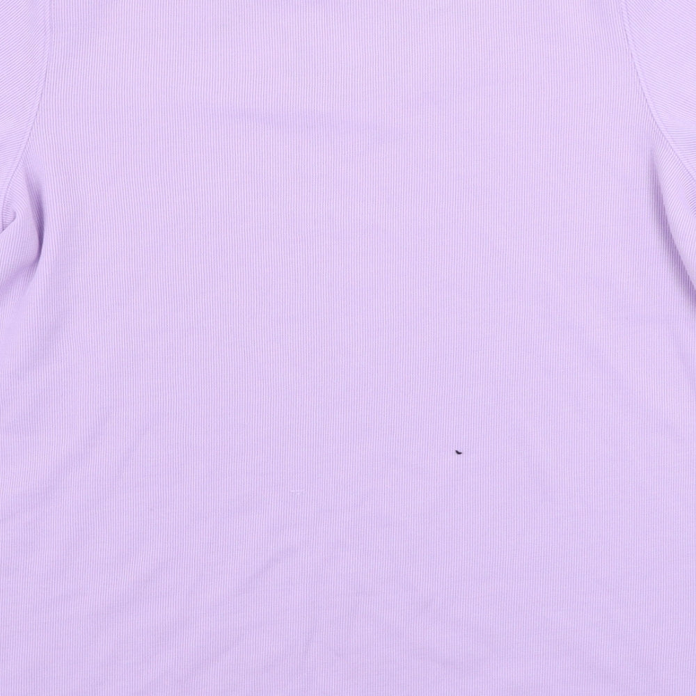 bm Womens Pink Basic T-Shirt Size S