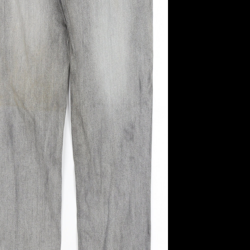 Cherokee Womens Grey Straight Jeans Size 16 L31 in