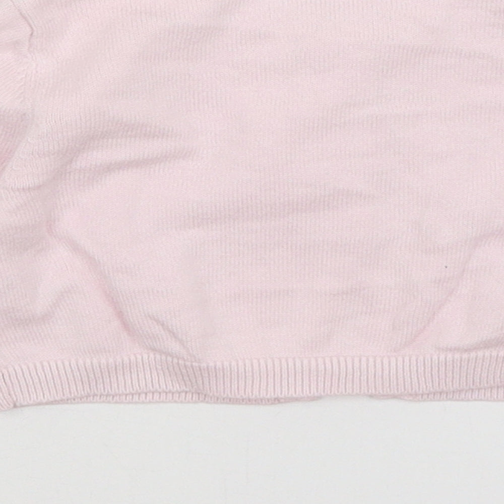 George Baby Pink Cardigan Jumper Size 12-18 Months