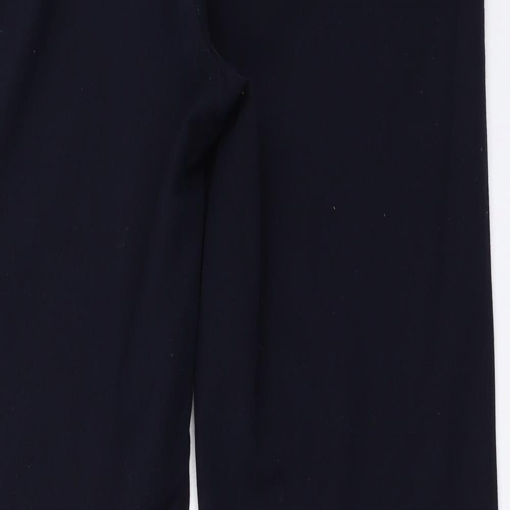 Marks & Spencer Womens Blue Trousers Size 12 L28 in