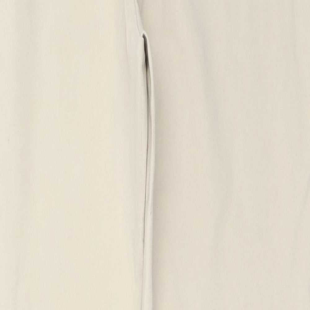 Marks and Spencer Womens Beige Trousers Size 14 L28 in