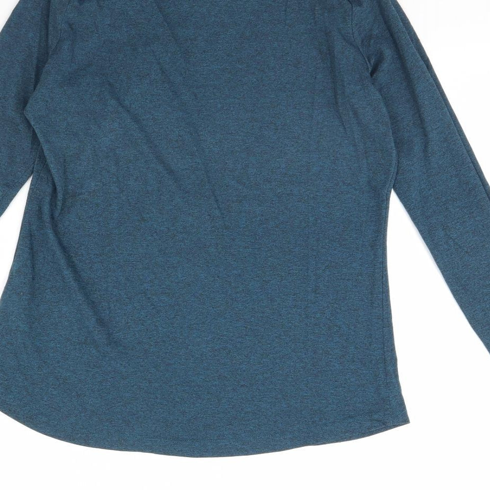 New Look Womens Blue Basic Blouse Size 10