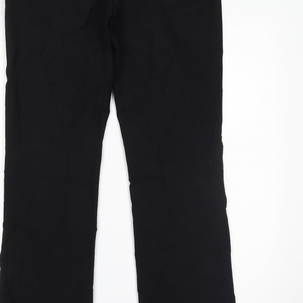Marks & Spencer Womens Black Trousers Size 10 L29 in