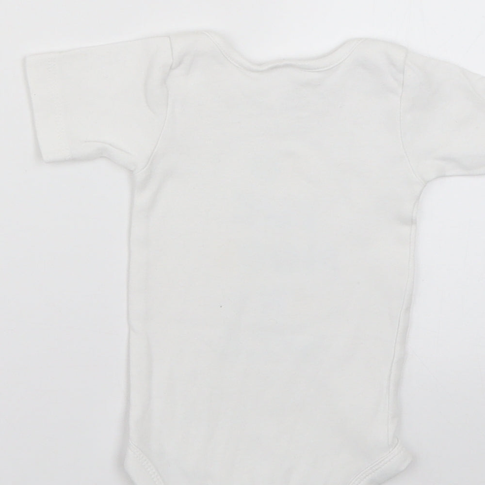 Lily & Dan Baby White Geometric Babygrow One-Piece Size 6-9 Months