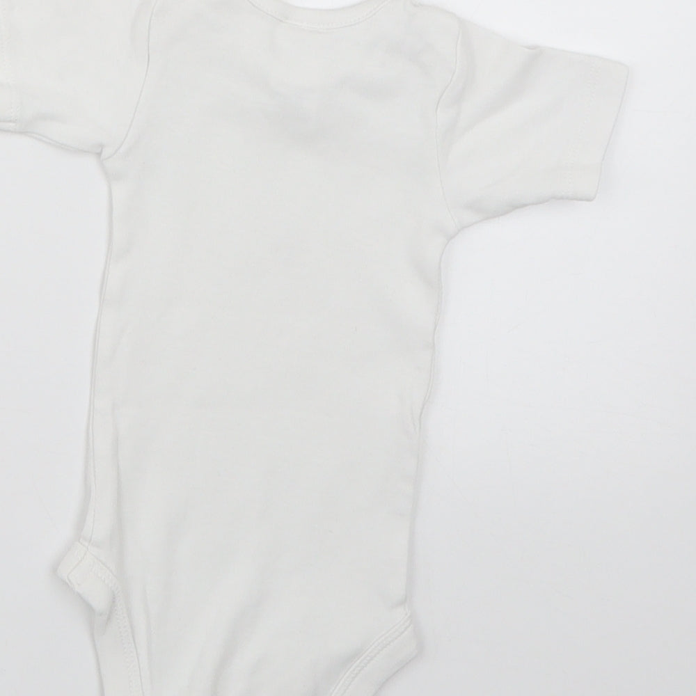 Lily & Dan Baby White Geometric Babygrow One-Piece Size 6-9 Months