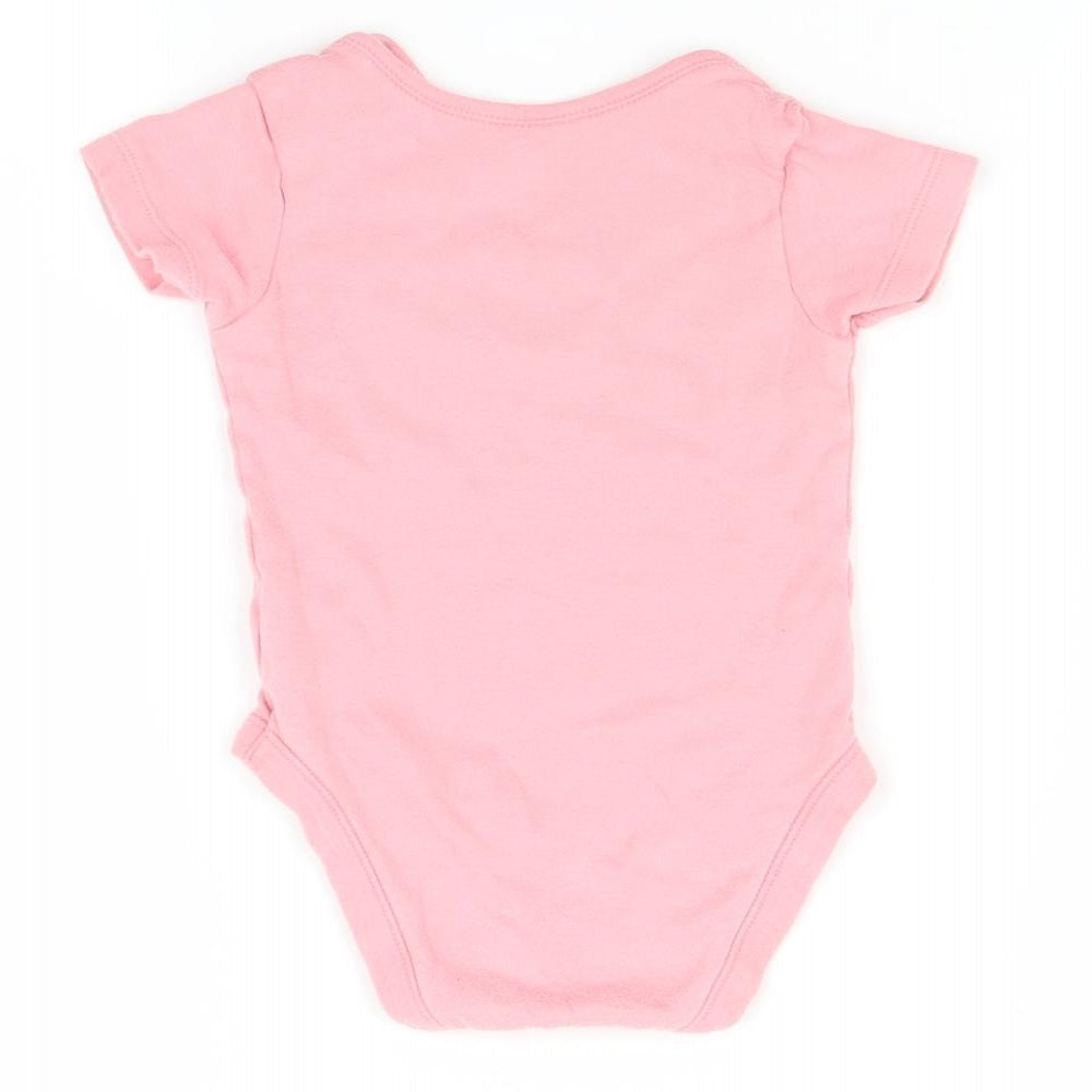 George Baby Pink Babygrow One-Piece Size 9-12 Months - bambi