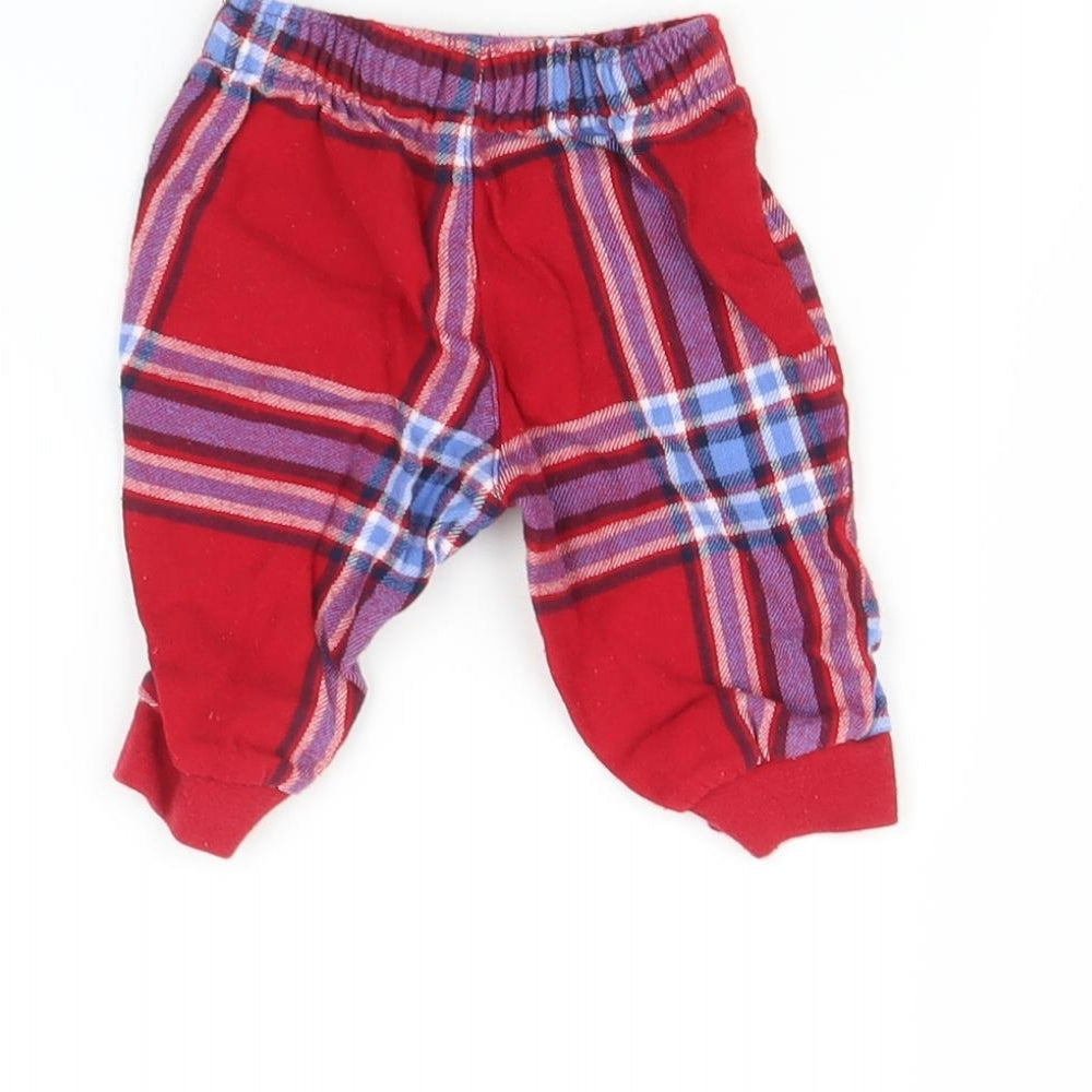 George Baby Multicoloured Check Pyjama Pants Size 0-3 Months