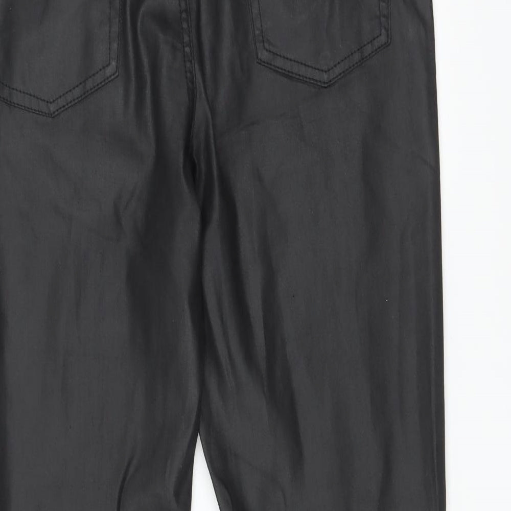 24/7 Womens Black Mom Jeans Size 12 L30 in
