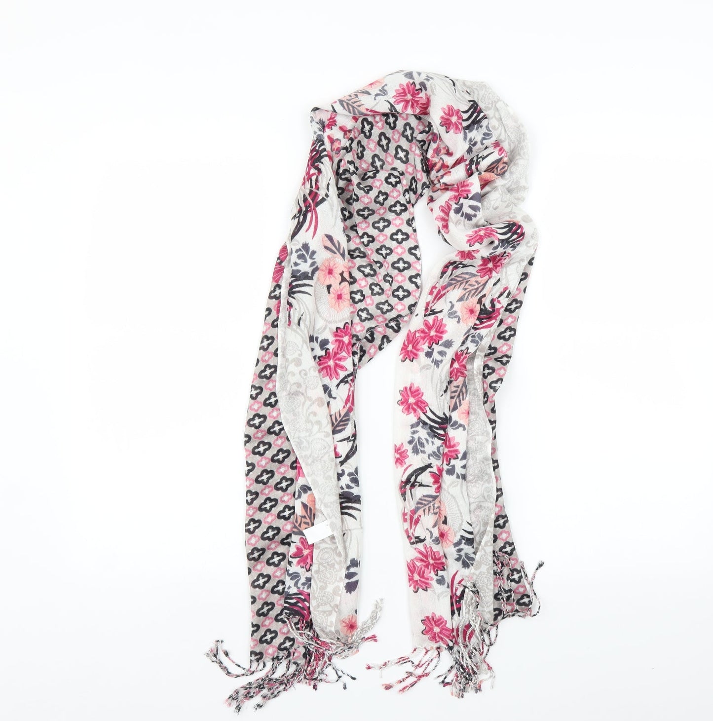 Preworn Womens Multicoloured Floral Scarf