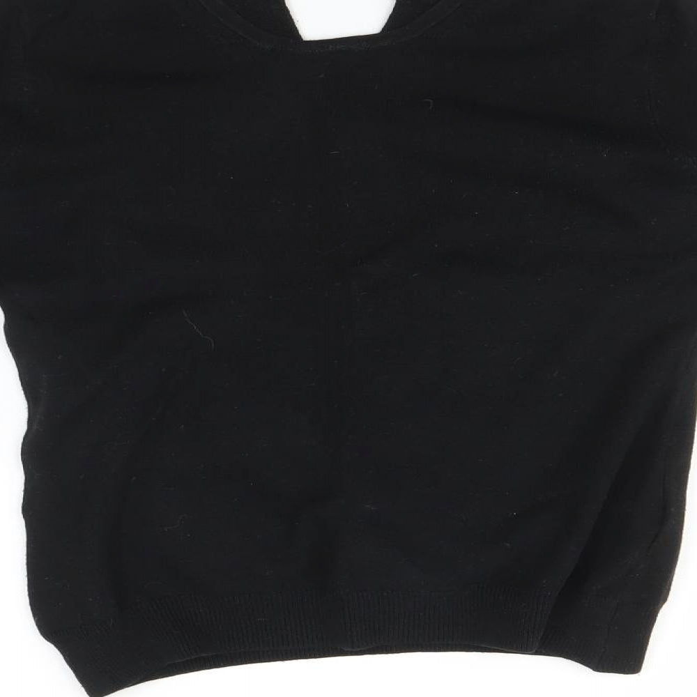Giordano Womens Black Pullover Jumper Size 10