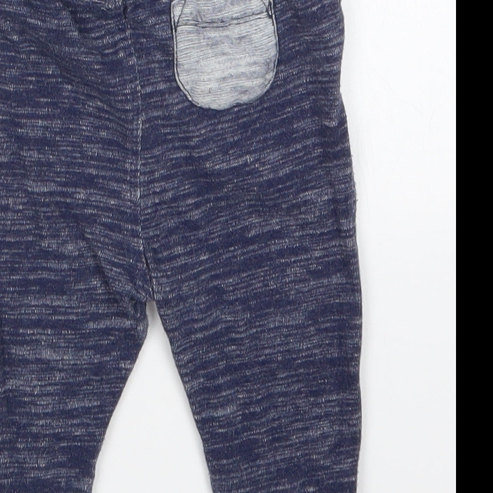 Next Boys Blue Sweatpants Trousers Size 6-9 Months