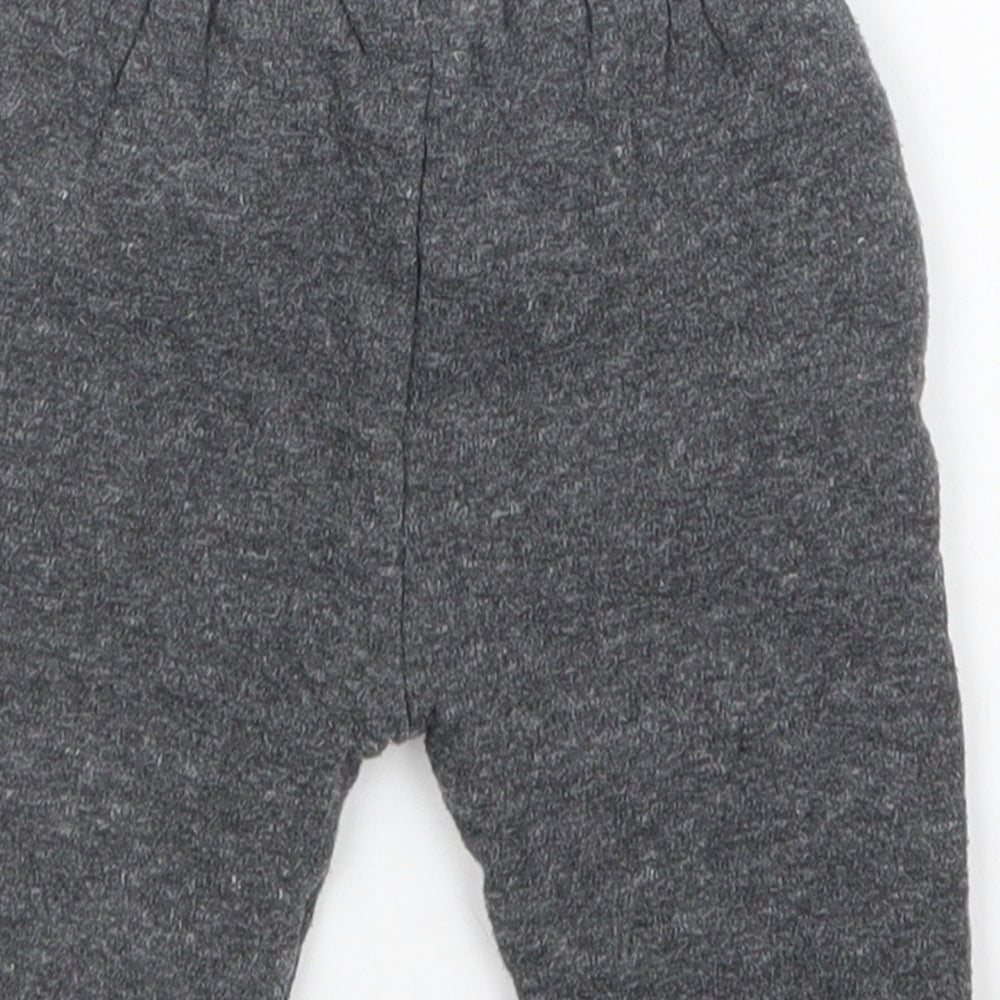 mamas & papas Boys Grey Sweatpants Trousers Size 0-3 Months