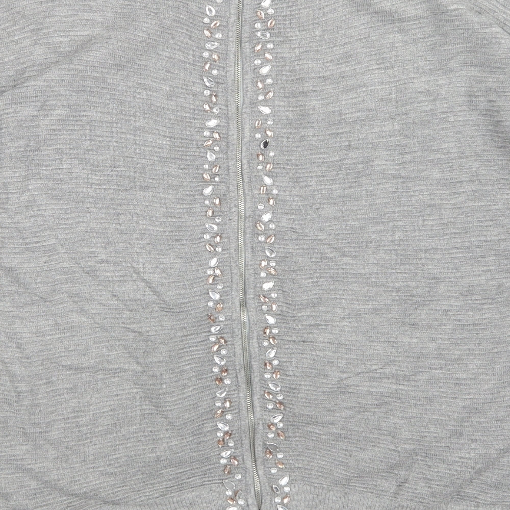 Next Womens Grey Pullover Jumper Size 12