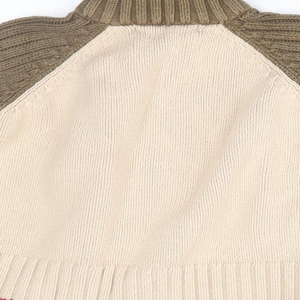 Early days Baby Beige Full Zip Jumper Size 6-9 Months