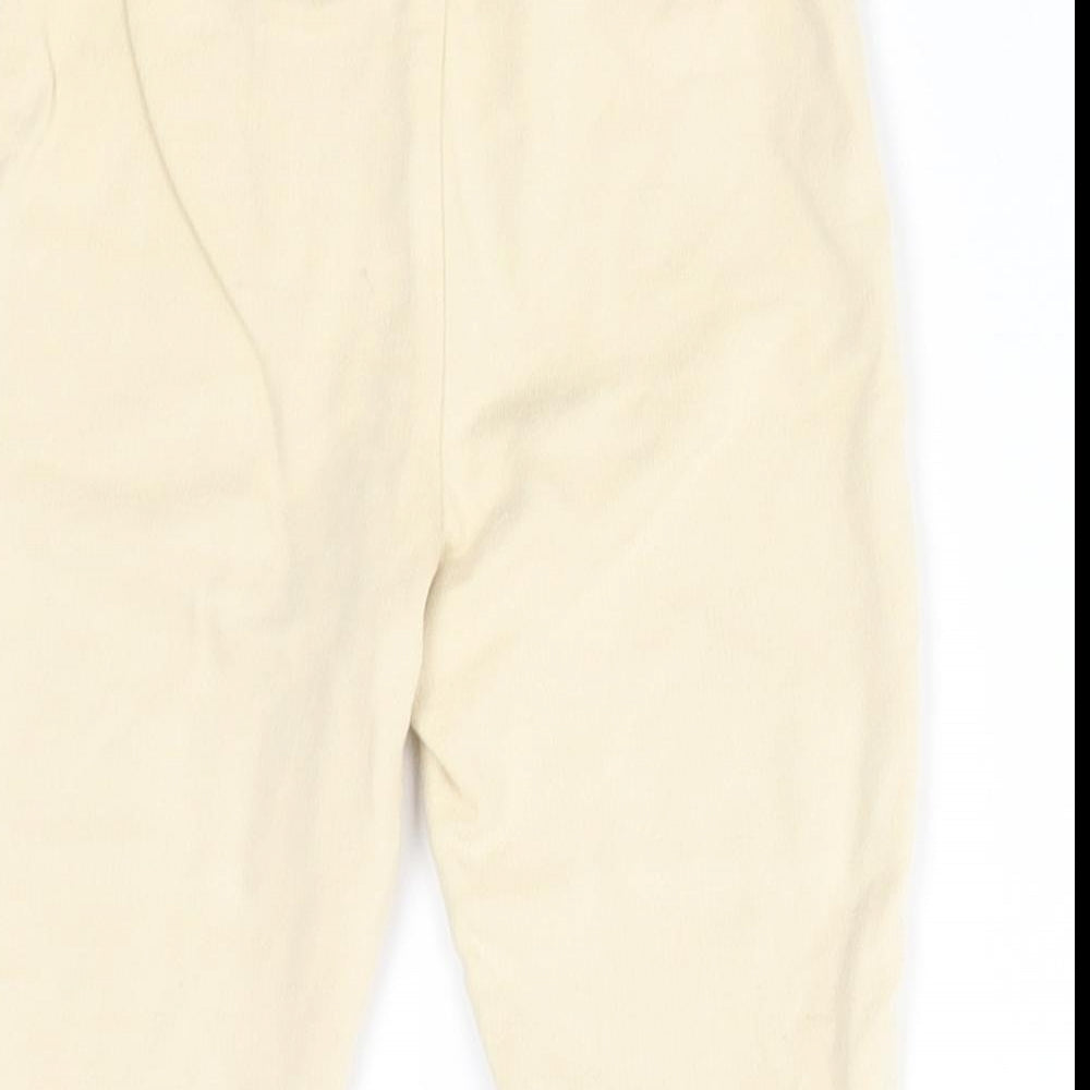 George Baby Beige Jogger Trousers Size 3-6 Months