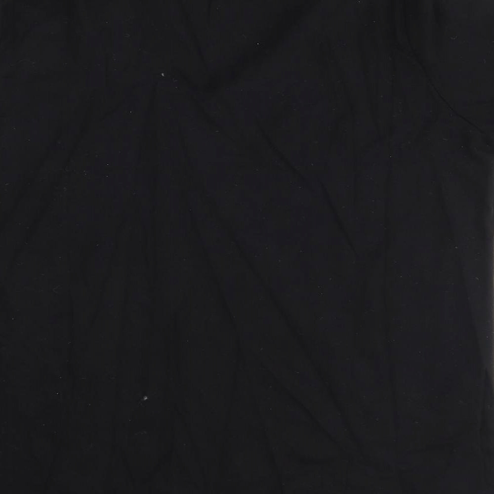 La Redoute Womens Black Basic T-Shirt Size 16