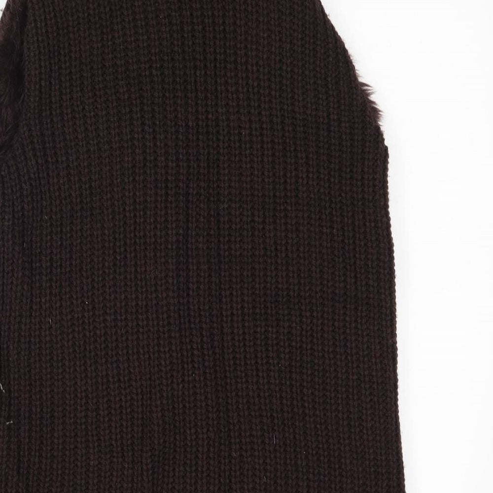 sisters Womens Brown Gilet Coat Size M