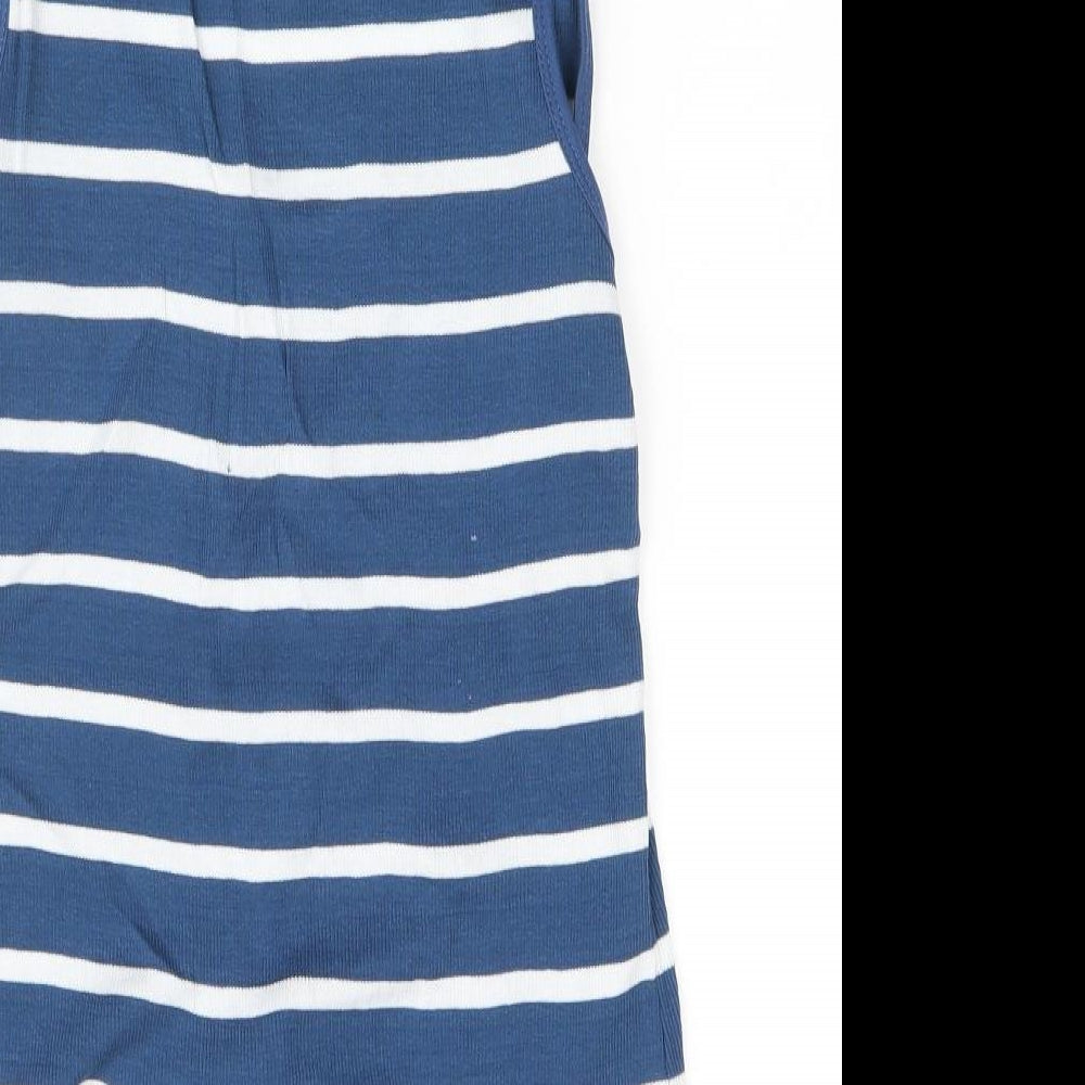 Seduce Womens Blue Striped Vest Jumper Size 16