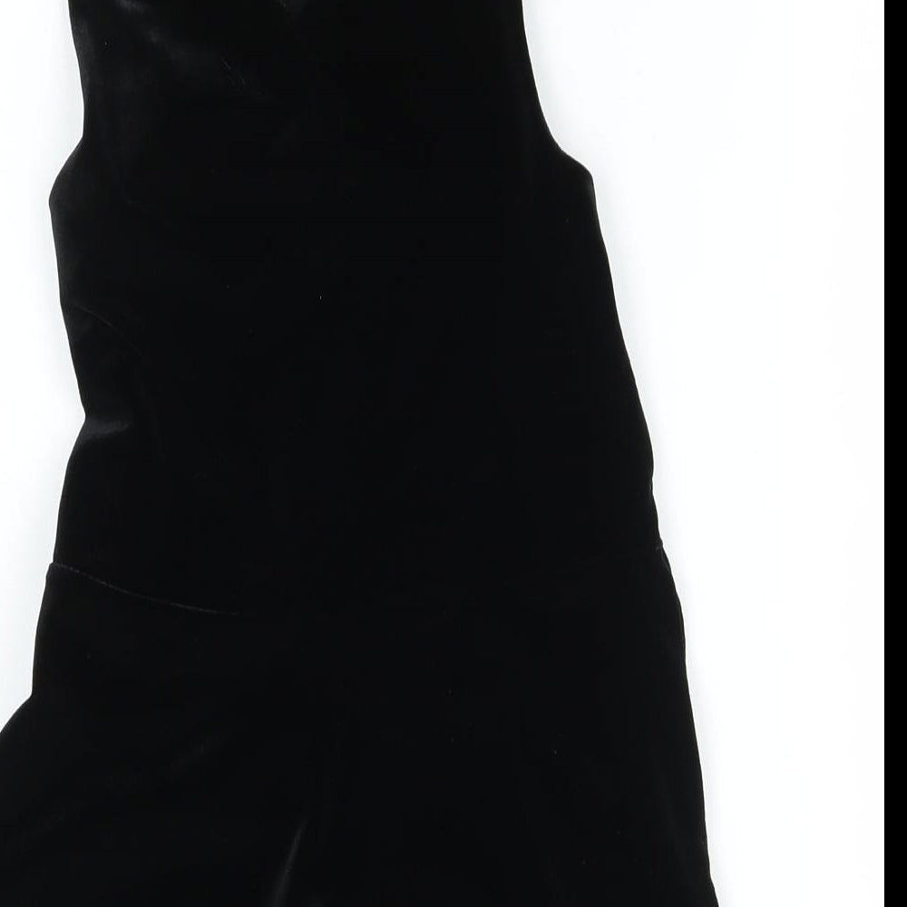 NEXT Girls Black Dungaree One-Piece Size 3 Years