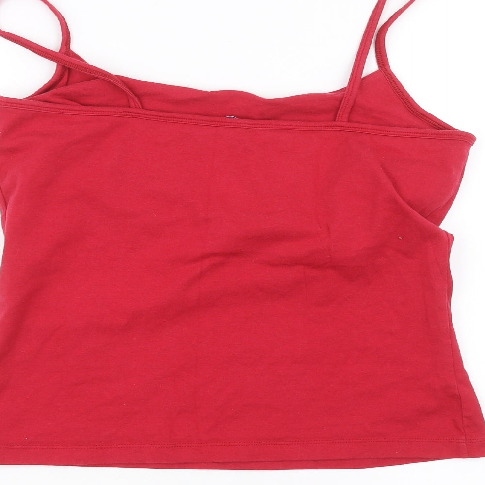 Papaya Womens Red T-Shirt Size 14