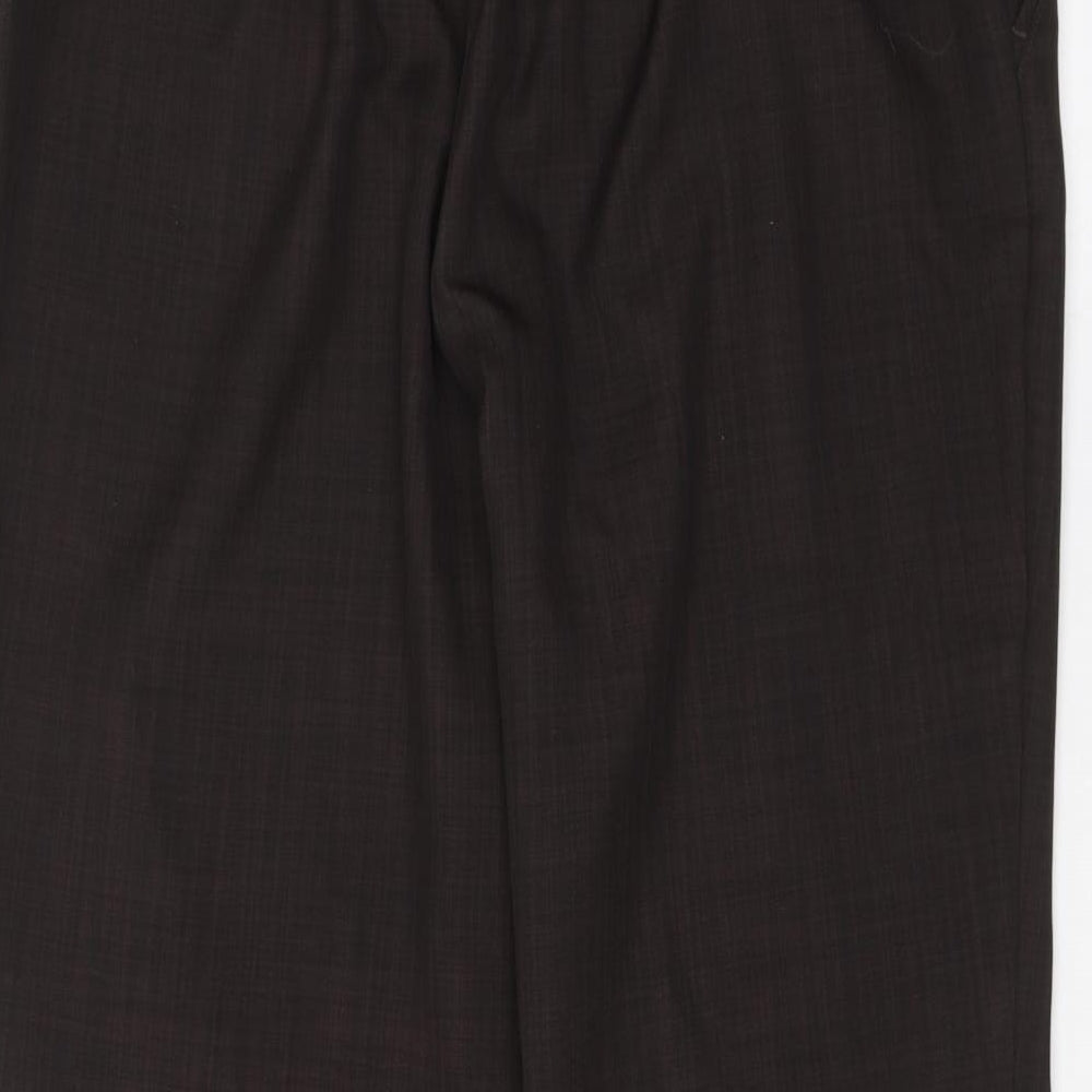 Marks & Spencer Womens Brown Trousers Size 18 L26 in