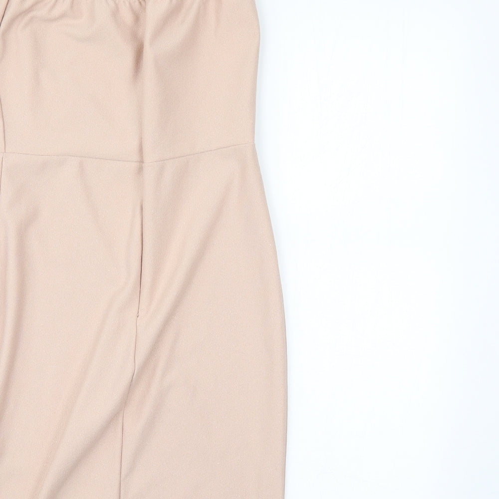 Edge Womens Pink Pencil Dress Size 12