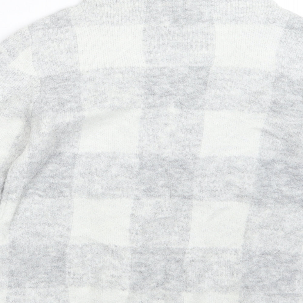 Peacocks Womens Grey Knit Pullover Jumper Size S