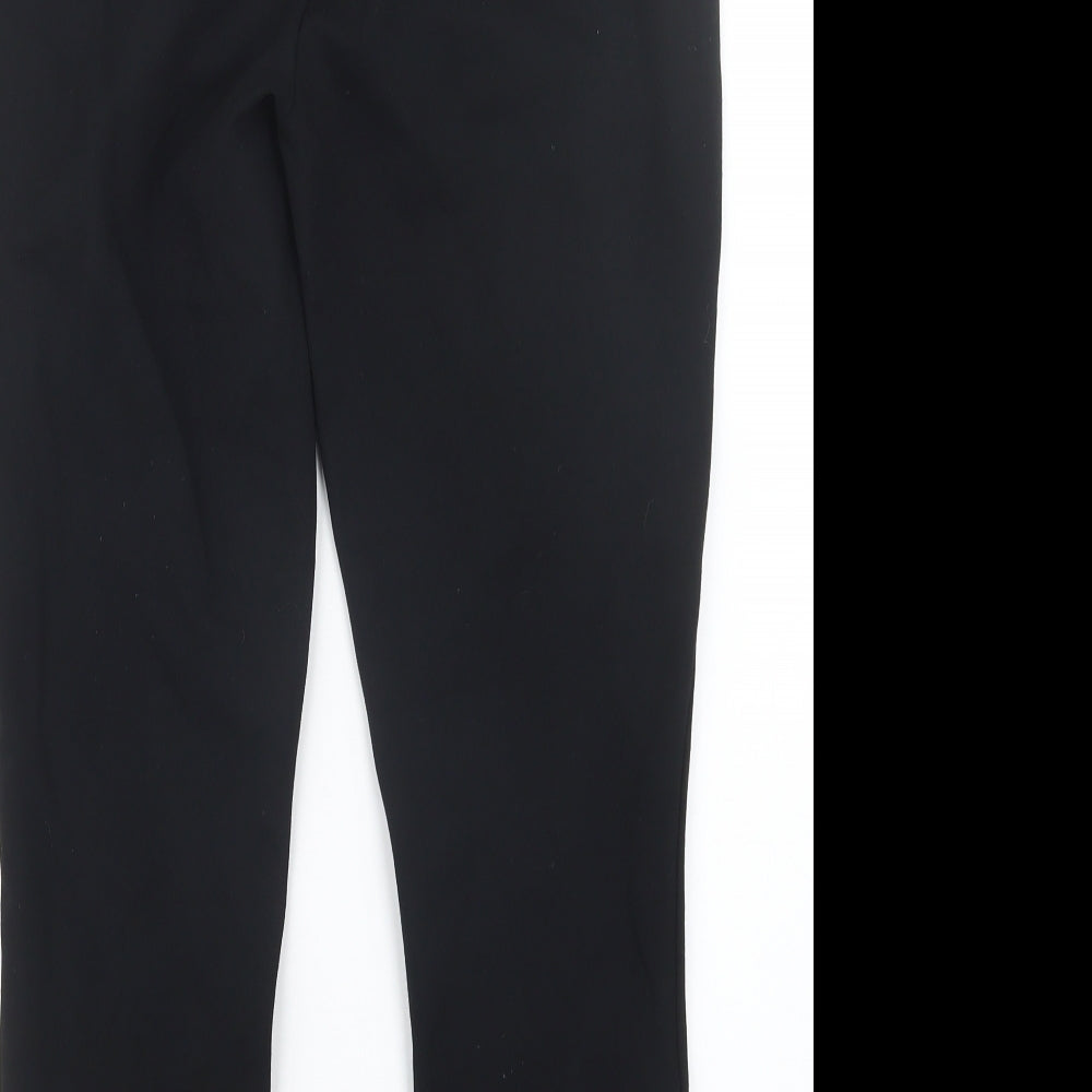 D. Jeans Womens Black Trousers Size 8 L25.5 in