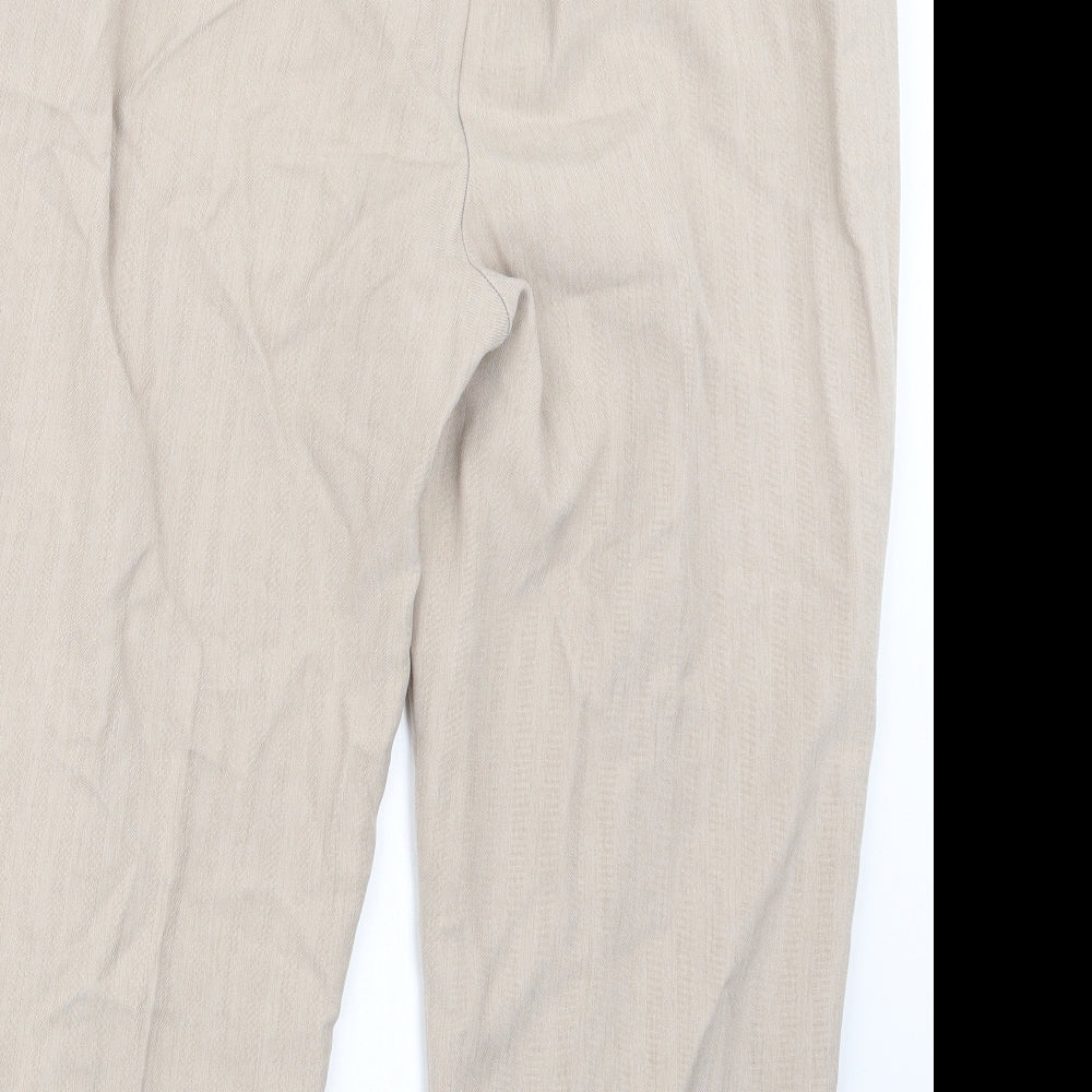 BM Womens Beige Trousers Size 16 L22 in