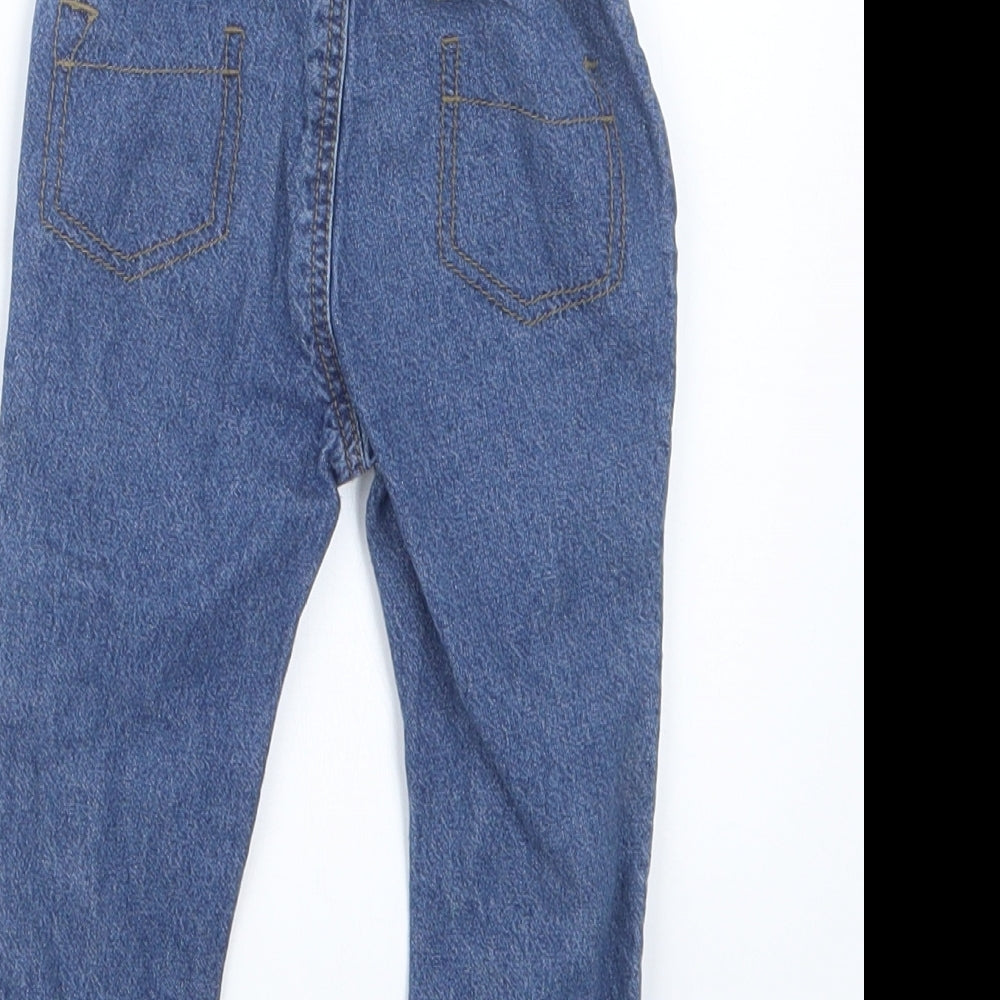 George Boys Blue Denim Cargo Jeans Size 6-9 Months