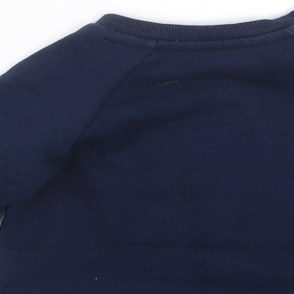 Primark Girls Blue Pullover Jumper Size 6-9 Months