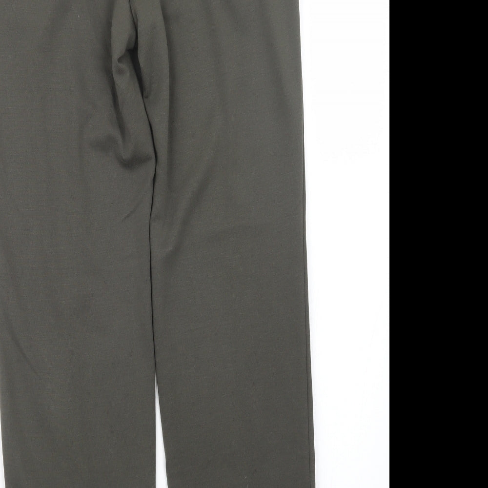 Classics Womens Green Trousers Size 10 L26.5 in