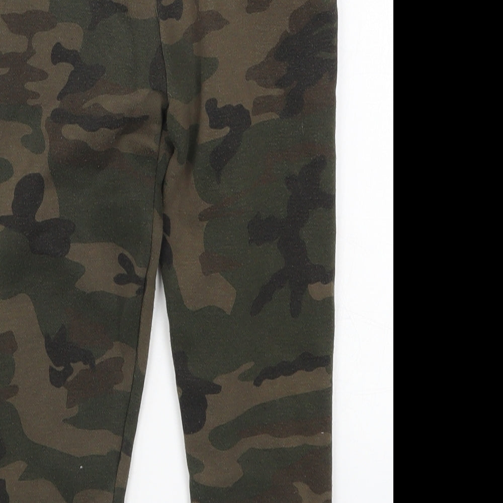 Primark Boys Green Camouflage Sweatpants Trousers Size 2-3 Years