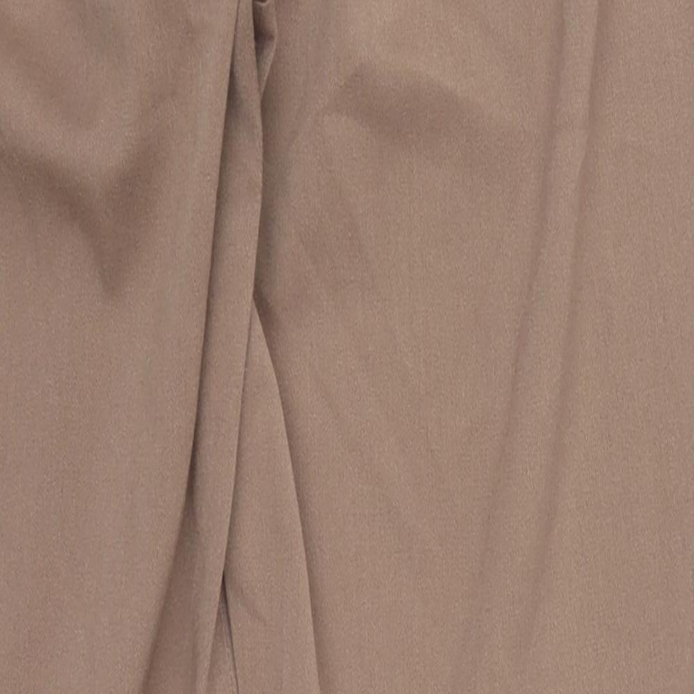 Preworn Womens Brown Trousers Size 34 in L29 in